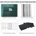 Carpa Plegable Acero, Tela Oxford Outsunny Carpa Plegable Acero, Tela Oxford Outsunny Verde