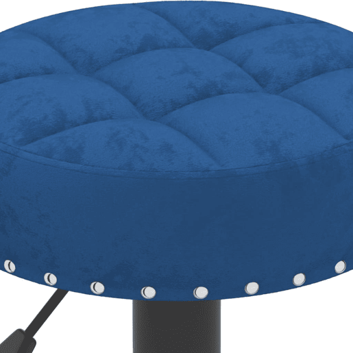 vidaXL Bancos de bar 2 pcs veludo azul