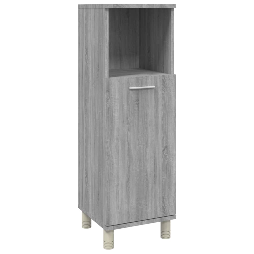 Armario De Baño 30 Roble/ Gris