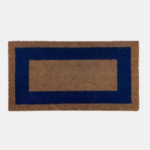 Arquiservi - Capacho de coco antiderrapante com borda Azul 70 x 120 cm