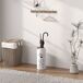 Paragüero Acero Galvanizado HOMCOM, hogar - decoración Paragüero Acero Galvanizado HOMCOM, hogar - decoración Blanco