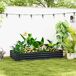 Jardinera Elevada Acero Galvanizado Outsunny Jardinera Elevada Acero Galvanizado Outsunny Gris