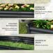 Jardinera Elevada Acero Galvanizado Outsunny Jardinera Elevada Acero Galvanizado Outsunny Gris
