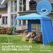 Carpa Plegable Tela Oxford, Acero Outsunny Carpa Plegable Tela Oxford, Acero Outsunny Azul