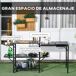 Armario de Camping Aluminio, Acero Outsunny Armario de Camping Aluminio, Acero Outsunny Negro