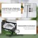 Armario de Camping Aluminio, Acero Outsunny Armario de Camping Aluminio, Acero Outsunny Negro