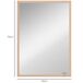 Espejo de Pared MDF, Vidrio HOMCOM, hogar - decoración Espejo de Pared MDF, Vidrio HOMCOM, hogar - decoración Marrón