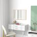Espejo de Pared MDF, Vidrio HOMCOM, hogar - decoración Espejo de Pared MDF, Vidrio HOMCOM, hogar - decoración Marrón