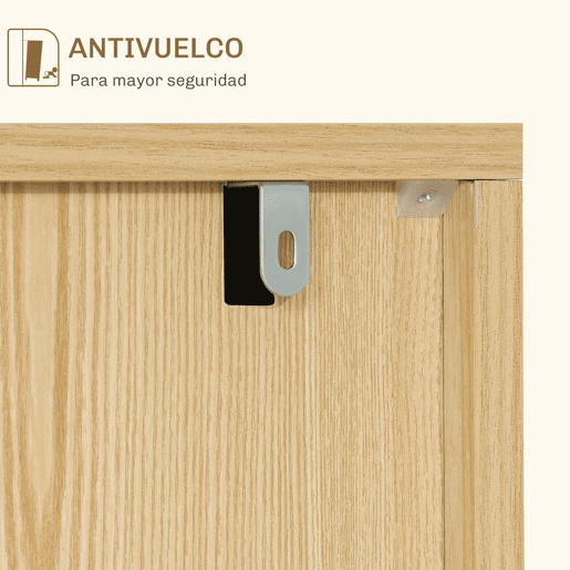 HOMCOM Aparador de 3 Portas, Aparador de Sala com Prateleiras Ajustáveis, Pés de Madeira, Portas com Padrão Espinha de Peixe, para Cozinha, Entrada, Quarto, Branco e Natural, 91,5x35x77,4 cm