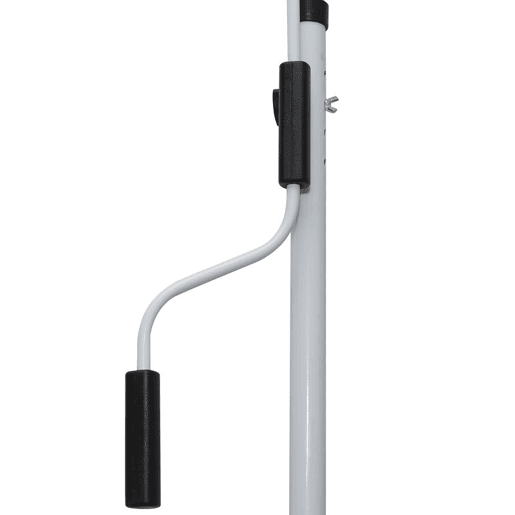 Outsunny Toldo Manual Retrátil 2x1,5 m, Toldo Exterior para Terraço Enrolável, Altura Ajustável 170-280 cm, com Manivela, Anti-UV e Impermeável, Sem Perfuração, para Varanda, Jardim, Verde e Branco