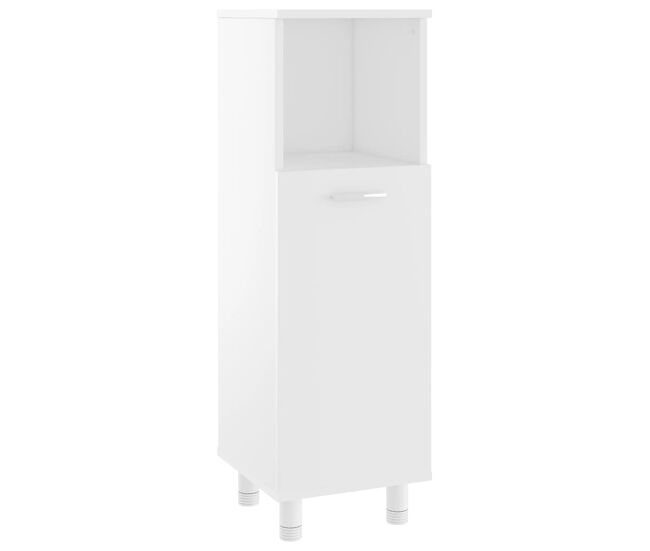 Vidaxl armario de baño madera contrachapada blanco 30x30x95 cm