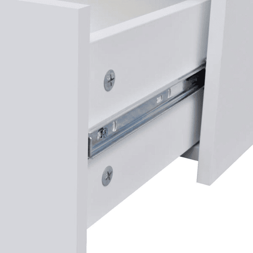 Aparador aparador armário console com 4 gavetas 71 cm branco 4402003