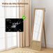 Espejo Cuerpo Entero Madera de Pino, Vidrio HOMCOM Espejo Cuerpo Entero Madera de Pino, Vidrio HOMCOM Marrón
