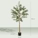 Olivo Artificial Seda HOMCOM, hogar - decoración Olivo Artificial Seda HOMCOM, hogar - decoración Verde