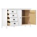 Aparador Cómoda Cómoda Mueble Almacenamiento Aparador Cómoda Cómoda Mueble Almacenamiento Blanco