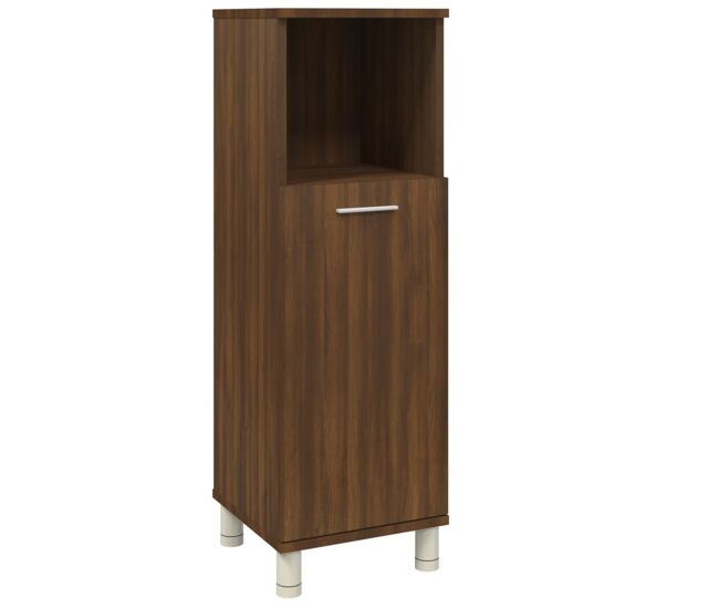 Vidaxl armario de baño madera contrachapada roble marrón 30x30x95 cm