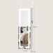 Espejo Joyero MDF, Vidrio HOMCOM Espejo Joyero MDF, Vidrio HOMCOM Blanco