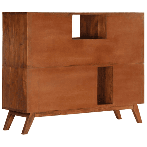 Aparador aparador console armário unidade de armazenamento 115 cm madeira de acácia maciça 4402175