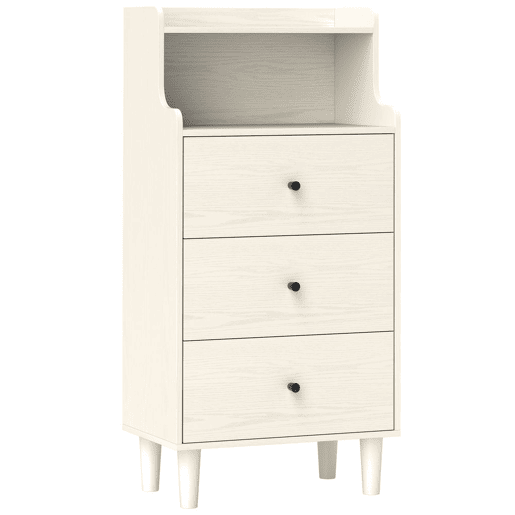 HOMCOM Cómoda com 3 Gavetas Cómoda de Quarto Estreita com Prateleiras Abertas Anti-Tombo Gaveteiro Alto para Sala de Estar Corredor 47x29x95 cm Branco Acinzentado HOMCOM Cómoda com 3 Gavetas Cómoda de Quarto Estreita com Prateleiras Abertas Anti-Tombo Gaveteiro Alto para Sala de Estar Corredor 47x29x95 cm Branco Acinzentado