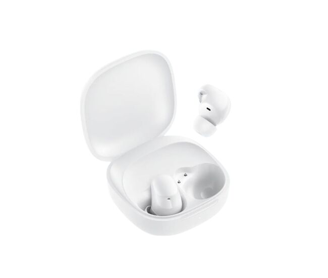 Auriculares inalámbricos xiaomi redmi buds 6 play + estuche de carga blanco