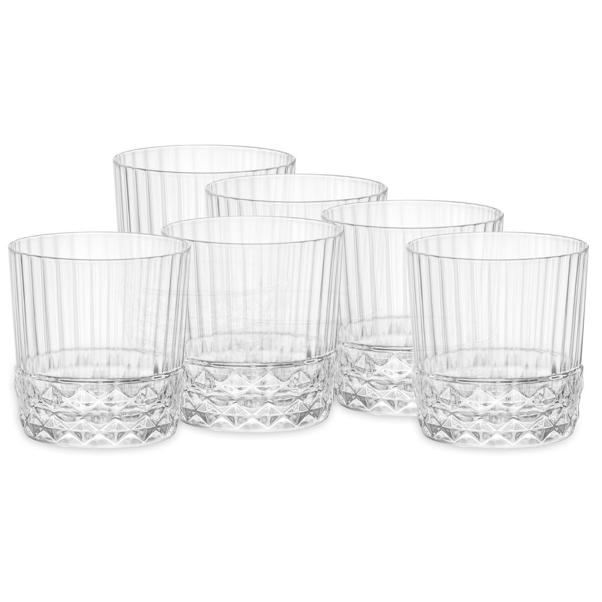 Pack de 6 vasos America 20's Bormioli