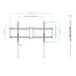 Soporte de TV fijo TooQ LP4390FB Soporte de TV fijo TooQ LP4390FB Negro
