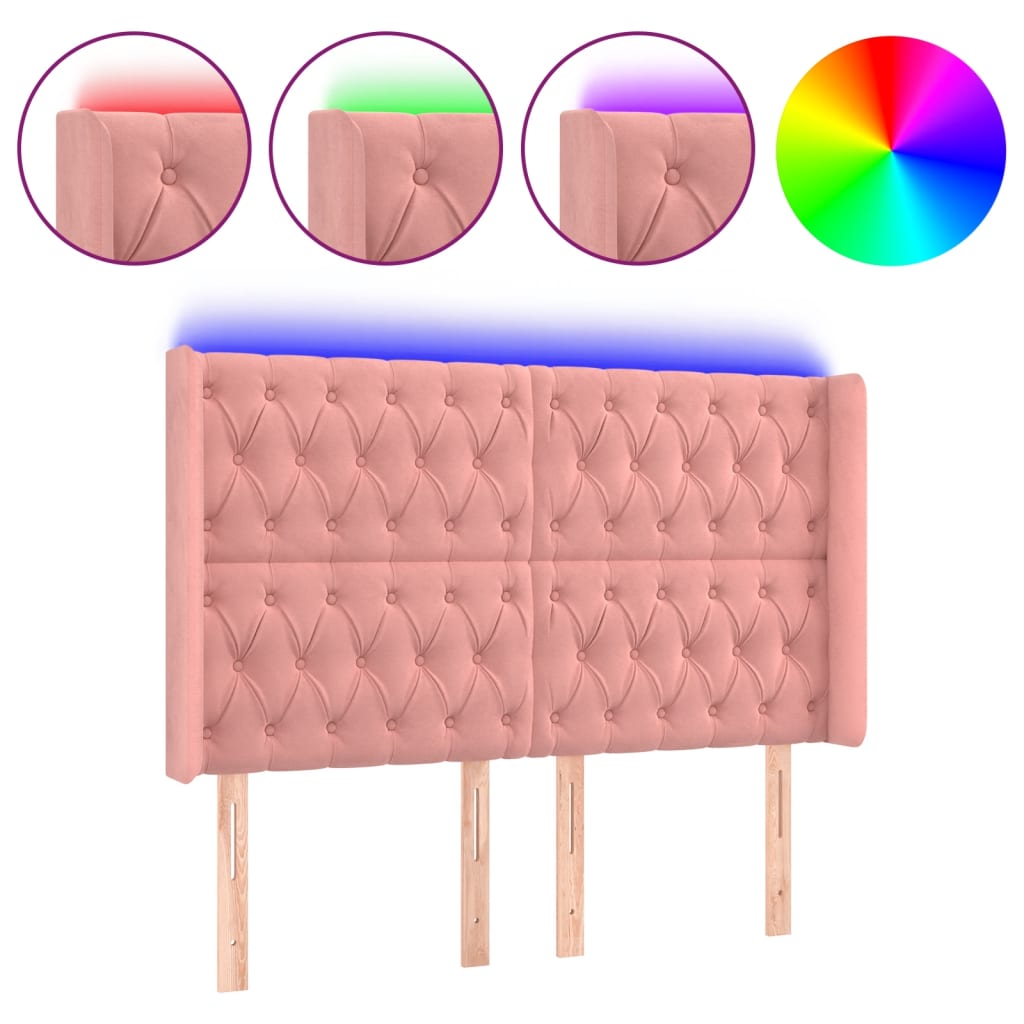 Cabecero Con Led 163 Rosa