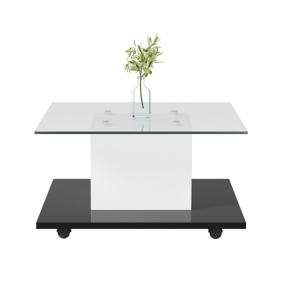 Mesa de centro cuadrada de panel de partículas