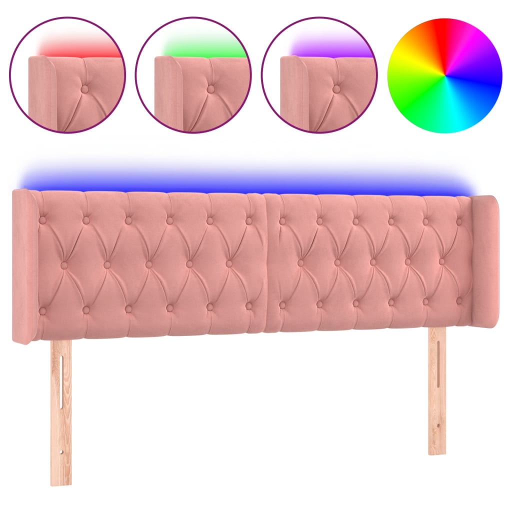 Cabecero Con Led 163 Rosa