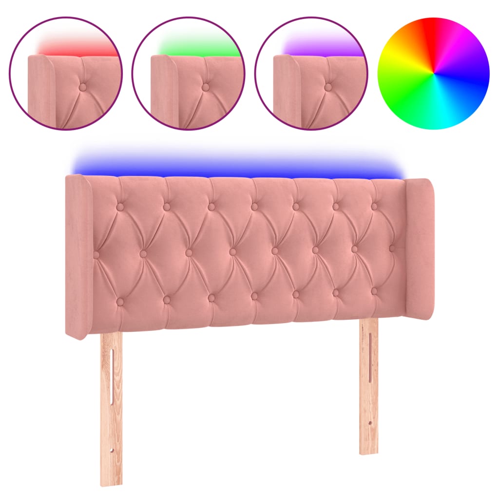 Cabecero Con Led 93 Rosa