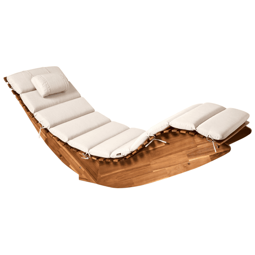 Beliani Cadeira loungerelax BRESCIA PREMIUM
