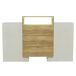 Aparador de mdf con 2 puertas y 3 cajones Aparador de mdf con 2 puertas y 3 cajones Natural/ Blanco
