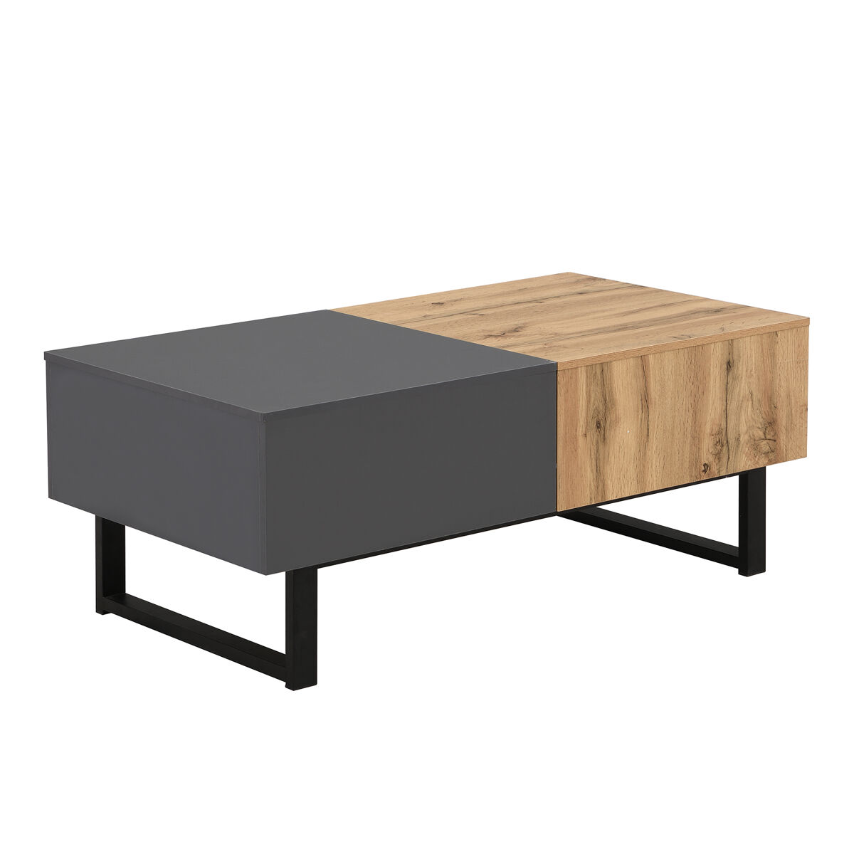 Mesa de centro rectangular de panel de partículas