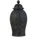 Jarron de ceramica Jarron de ceramica Negro