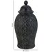 Jarron de ceramica Jarron de ceramica Negro