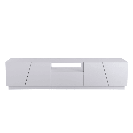 Móvel de TV 170cm de mdf com 4 portas e 1 gaveta,branco Móvel de TV 170cm de mdf com 4 portas e 1 gaveta,branco