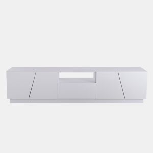 Móvel de TV 170cm de mdf com 4 portas e 1 gaveta,branco