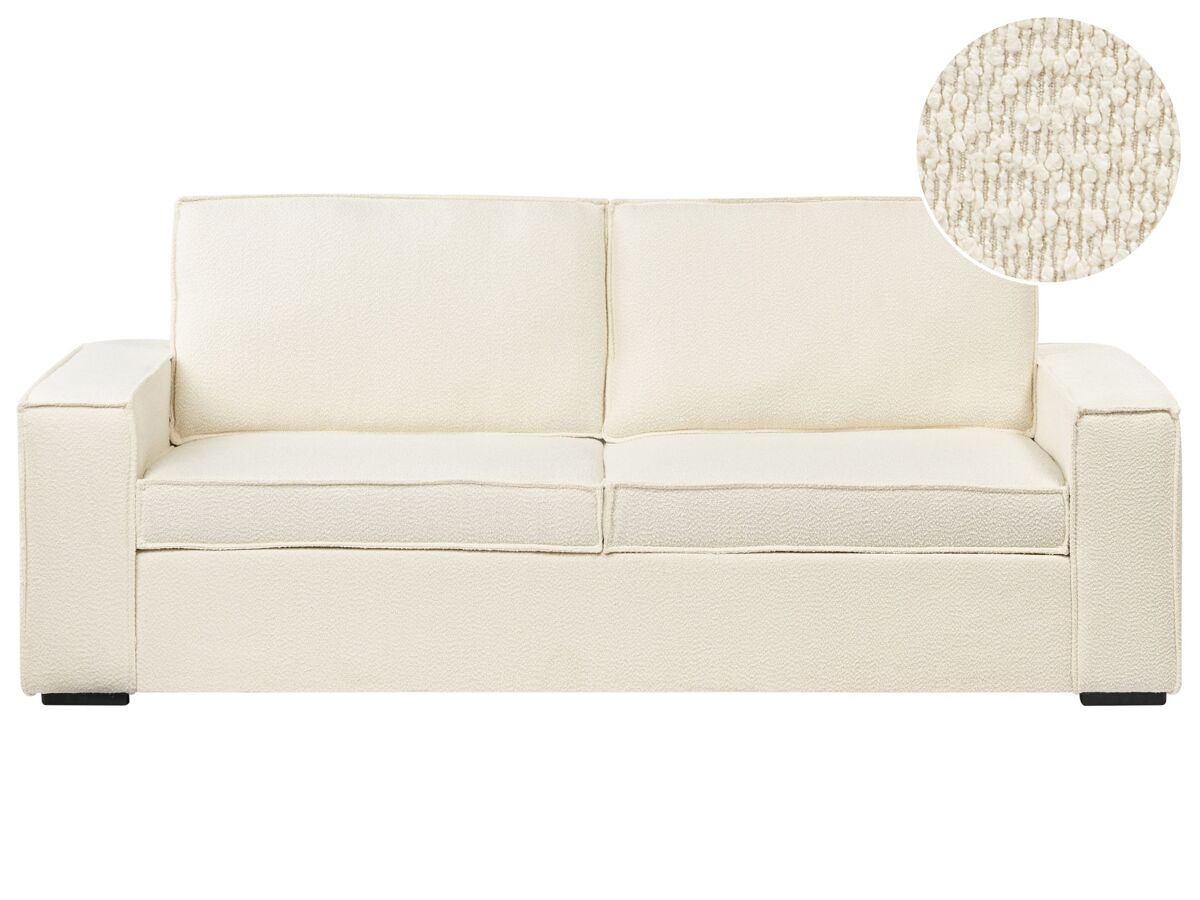 Beliani Sofá cama Bouclé VUOKATTI