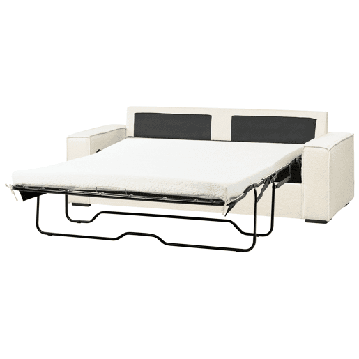 Beliani Sofá-cama Bouclé VUOKATTI