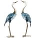 Estatuas de Grulla Acero Outsunny Estatuas de Grulla Acero Outsunny Multicolor