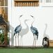 Estatuas de Grulla Acero Outsunny Estatuas de Grulla Acero Outsunny Multicolor