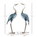 Estatuas de Grulla Acero Outsunny Estatuas de Grulla Acero Outsunny Multicolor