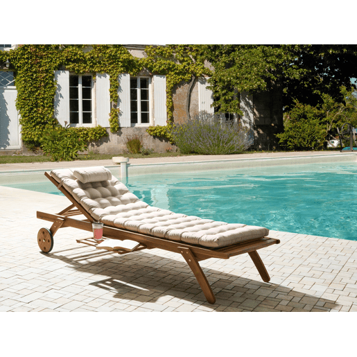 Beliani Cadeira loungerelax CESANA PREMIUM