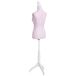 Maniquí de madera y espuma forrado de tela Maniquí de madera y espuma forrado de tela Rosa