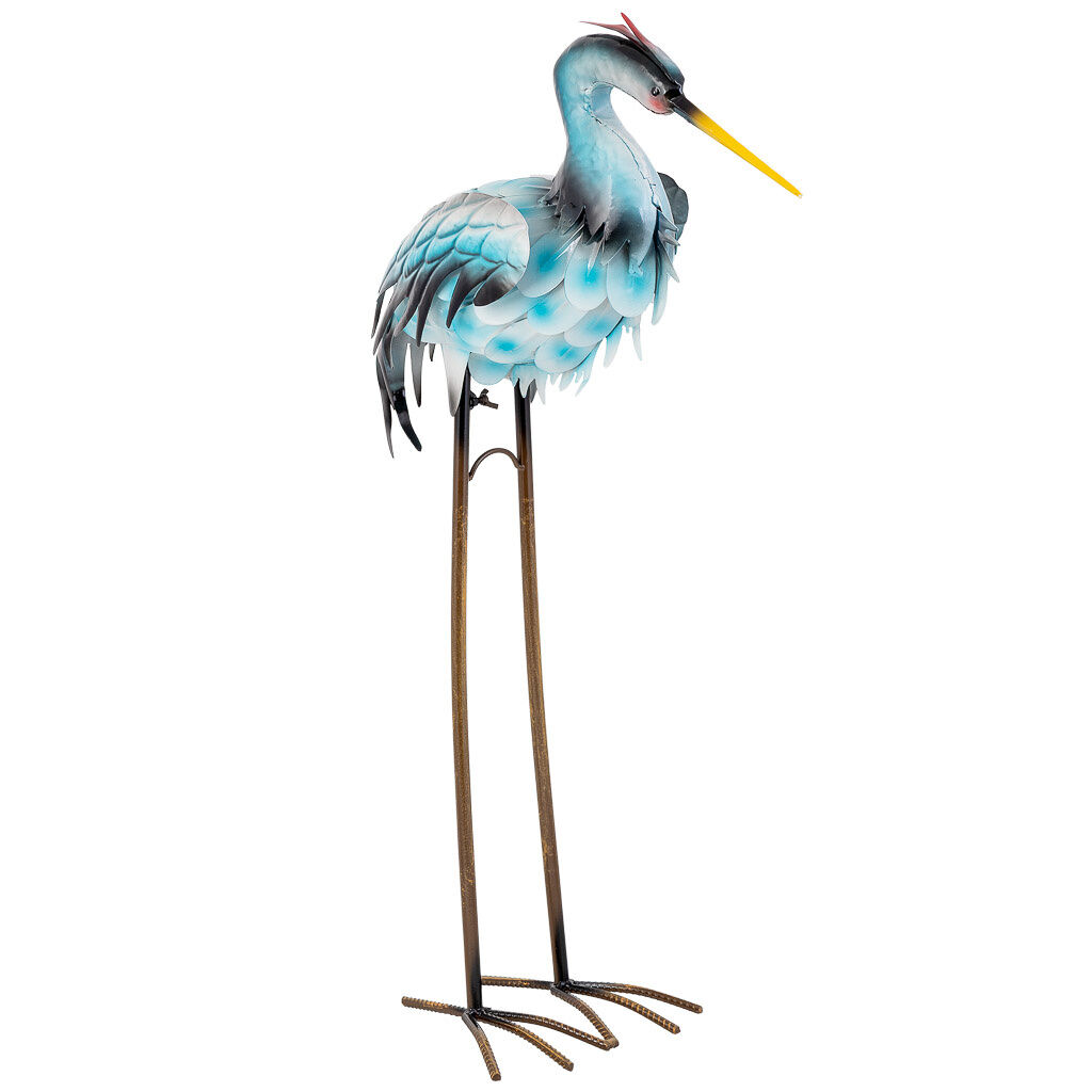 Pájaro decorativo de metal 48.9x24.77x92.08h cm