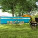 Cortavientos para Camping Poliéster Outsunny Cortavientos para Camping Poliéster Outsunny Azul