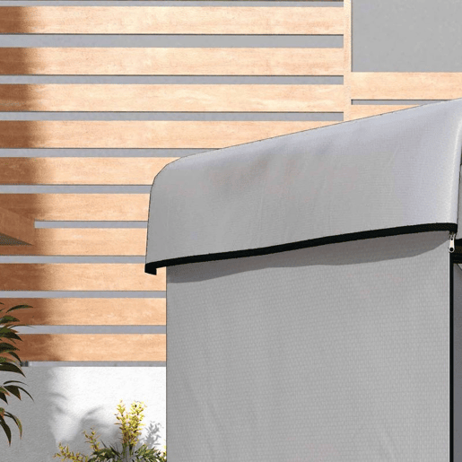 Outsunny Capa para Baloiço de Jardim, Capa para Baloiço Exterior com Fecho, Impermeável, 215x155x150 cm, Cinzento Claro