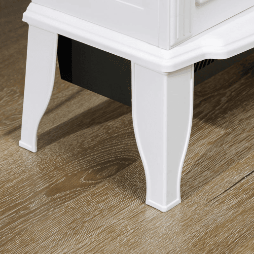 HOMCOM Lareira Elétrica Portátil 10002000W com Simulação de Chama Realista Termostato para Salas de até 20m² 36,5x24x46 cm Branco HOMCOM Lareira Elétrica Portátil 10002000W com Simulação de Chama Realista Termostato para Salas de até 20m² 36,5x24x46 cm Branco