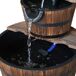 Fuente de Agua Madera de Abeto, Plástico Outsunny Fuente de Agua Madera de Abeto, Plástico Outsunny Marrón