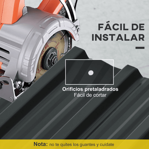 Outsunny Conjunto de 12 Painéis para Teto de Aço Galvanizado Chapas Perfiladas de Teto 7m² para Abrigo de Ferramentas Abrigo Exterior 129x45cm Cinzento Escuro